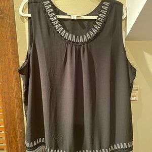 NWT Coldwater Creek Dressy Blouse size 2X